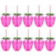 thumbnail image 2 of (Tenga en Cuenta Que Al Realizar Un Pedido Agregue El Embalaje en Grupos Diez Según Sea Necesario) Tazas Con Forma Tazas Jugo Tazas Té Con Leche Tazas Al Azar (10 Tazas Fresa), 2 of 9