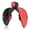 black & red, variant on Sentryse Thigh Trainer, Pelvic Floor Exercise Devices with Display Counter, Inner Thigh Exerciser Workout Equipment for Women, Pink