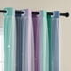 thumbnail image 2 of Cortina XiDi Arcoíris Morado Verde Gris Doble Capa, 2 of 8