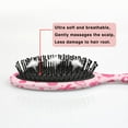 thumbnail image 5 of Pink Breast Cancer and Pioneer Flower Love Hair Brush,Girls Detangling Hair Brush,Glide Through Tangles with Ease for Wet & Dry Hair,8.8"X2.8", 5 of 7