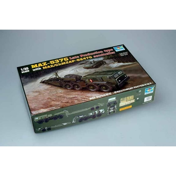 Trumpeter 1/35 00212 MAZ-537G Late with Semi-Trailer