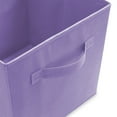thumbnail image 3 of Casafield Set of 6 Fabric Storage Cube Bins, Lavender Purple - 11" Collapsible Foldable Cloth Baskets for Shelves and Cubby Organizers, 3 of 7