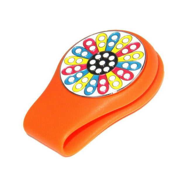 Clip de Chapeau de Golf avec Marqueur de Balle de Golf Bling Fruit, Se Fixe Facilement