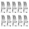 thumbnail image 1 of TISHITA 10pcs Stainless Steel Fold Over Buckle Double Push Watchband Clasp High Polished 12mm, 1 of 8