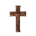 thumbnail image 4 of Cruz de pared NIRMAN hecha a mano de madera para decoración de la habitación del hogar, 4 of 5