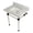 Carrara Marble / Oil Rubbed Bronze, variant on Kingston Brass KVPB3030MASQ6 Templeton 30" Carrara Marble Vanity Top with Acrylic Legs (8-Inch, 3-Hole), Carrara Marble White/Polished Nickel