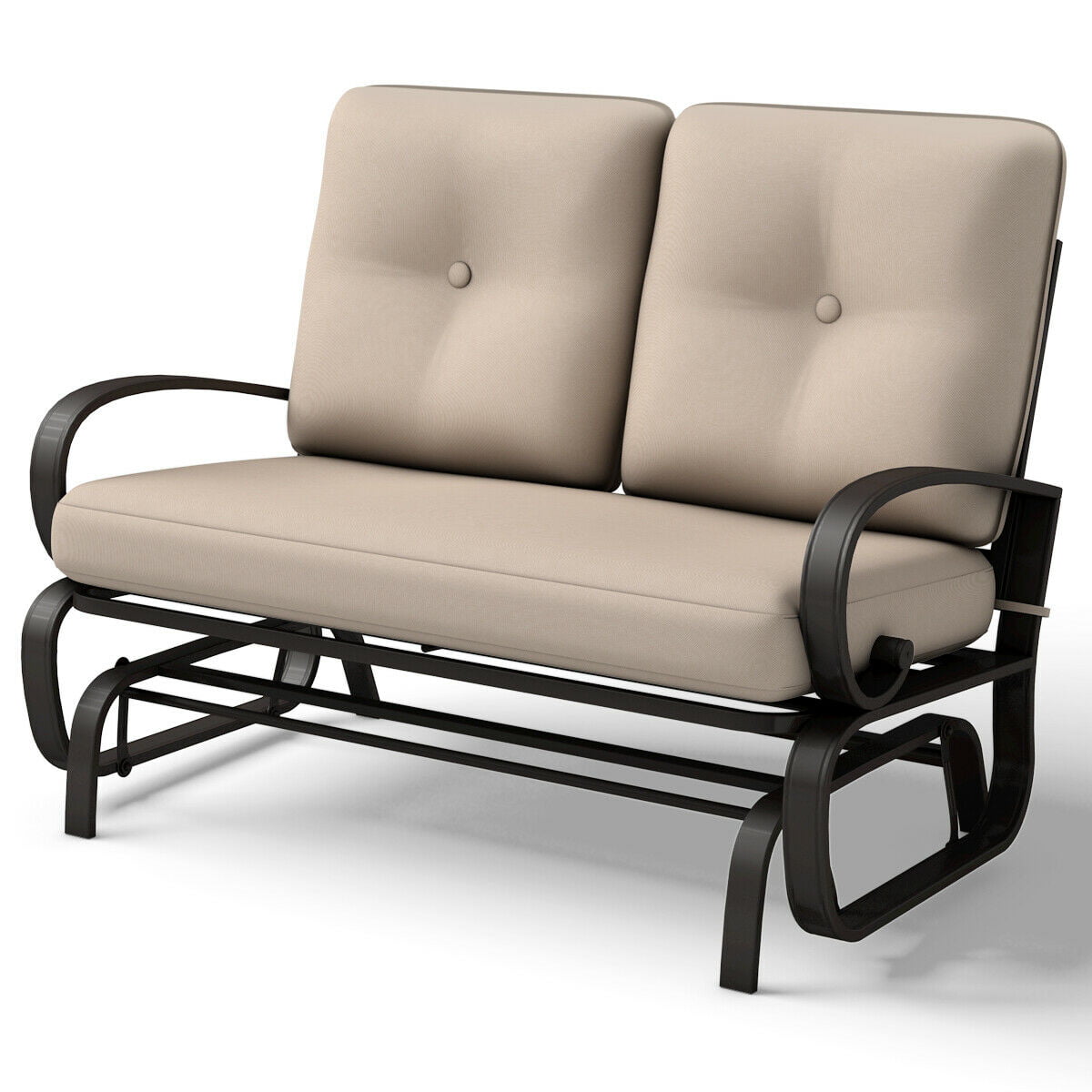 Glider Outdoor Patio Rocking Bench, Outdoor Furniture Glider Sofa