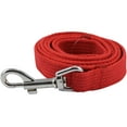 thumbnail image 2 of Dog Leash 4.5ft Long Organic Cotton Web for Training, Red 4 Sizes (Medium: 3/4" Wide), 2 of 2