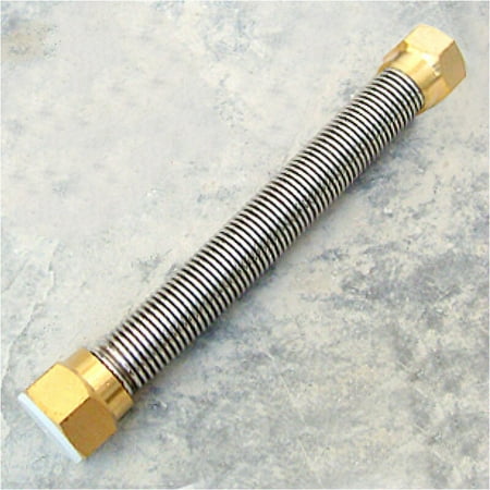 

1/2 Inch Faucet Joint Stainless Steel Plumbing Pipe / Bellows / Water Heater Toilet Inlet Pipe Two Female Compression Threads