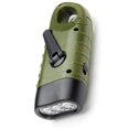thumbnail image 1 of Linterna portátil con manivela alimentada por energía solar, equipo de emergencia para exteriores que ahorra energía, diseño ergonómico, luz brillante para acampar, hacer senderismo y escalar (equipo, 1 of 8