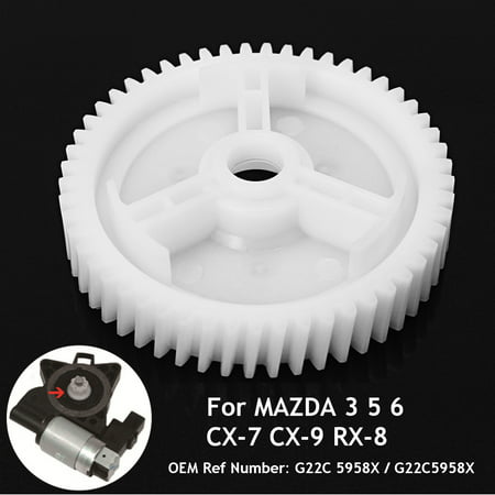 Front Rear ABS Power Window Regulator Motor Gear For MAZDA 3 5 6 CX-7 CX-9