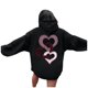 thumbnail image 1 of WILLBEST Sudadera Deportiva para Mujer, Estilo Casual, Ideal para El Día de San Valentín Sudadera con Capucha Estampada, Estilo Holgado Mediana, 1 of 4