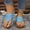Sky Blue, variant on Womens Sandals Summer Flip Flops Thong Ladies Sandals Elastic T-Strap Bohemian Rhinestones Walking Sandals Beach Open Toe Shoes Black 5.5