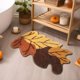 thumbnail image 4 of Alfombrilla de baño con forma de pavo, accesorios de decoración para el baño, alfombrillas de baño con forma de calabaza de otoño, lavables, antideslizantes, absorbentes, alfombrillas de ducha de, 4 of 5