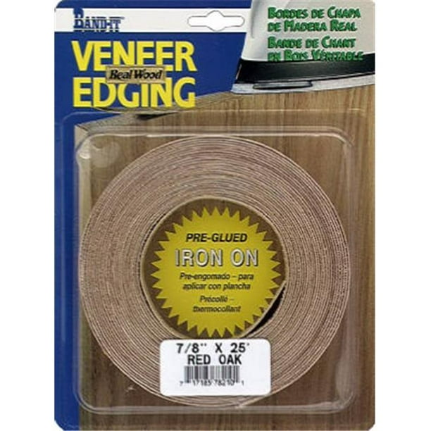 Walnut Real Wood Veneer Ironon Edgebanding, 7/8" X 25', Veneer, 78220