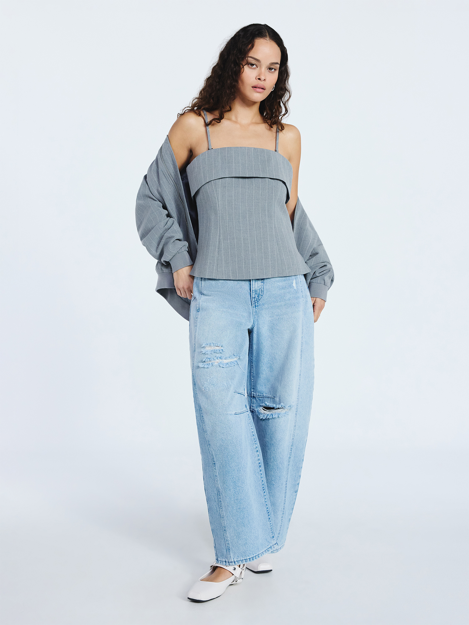 Scoop Women's Fold Over Bandeau Top, Sizes XS-XXL