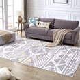 thumbnail image 7 of Moroccan 6x9 Rugs for Living Room, Large Washable Area Rug Ultra-Thin Soft Carpet, Oriental Bedroom Rug Distressed Non Shedding Throw Rug for Living Dining Room Office, 6x9ft, 04, 7 of 7