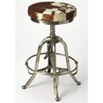 thumbnail image 2 of Home Square 3 Piece  Adjustable Bar Stool Set in Brown and Silver, 2 of 5