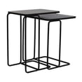 thumbnail image 2 of Pemberly Row Tables d'Appoint Gigognes Contemporaines, Fini Noir, 2 of 9