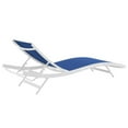 thumbnail image 5 of Glimpse Outdoor Patio Mesh Chaise Lounge Set of 2 White Navy, 5 of 5