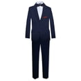thumbnail image 2 of Johnnie Lene Formal Boys Slim Skinny Fit Suit 6 Piece Dresswear, 2 of 7