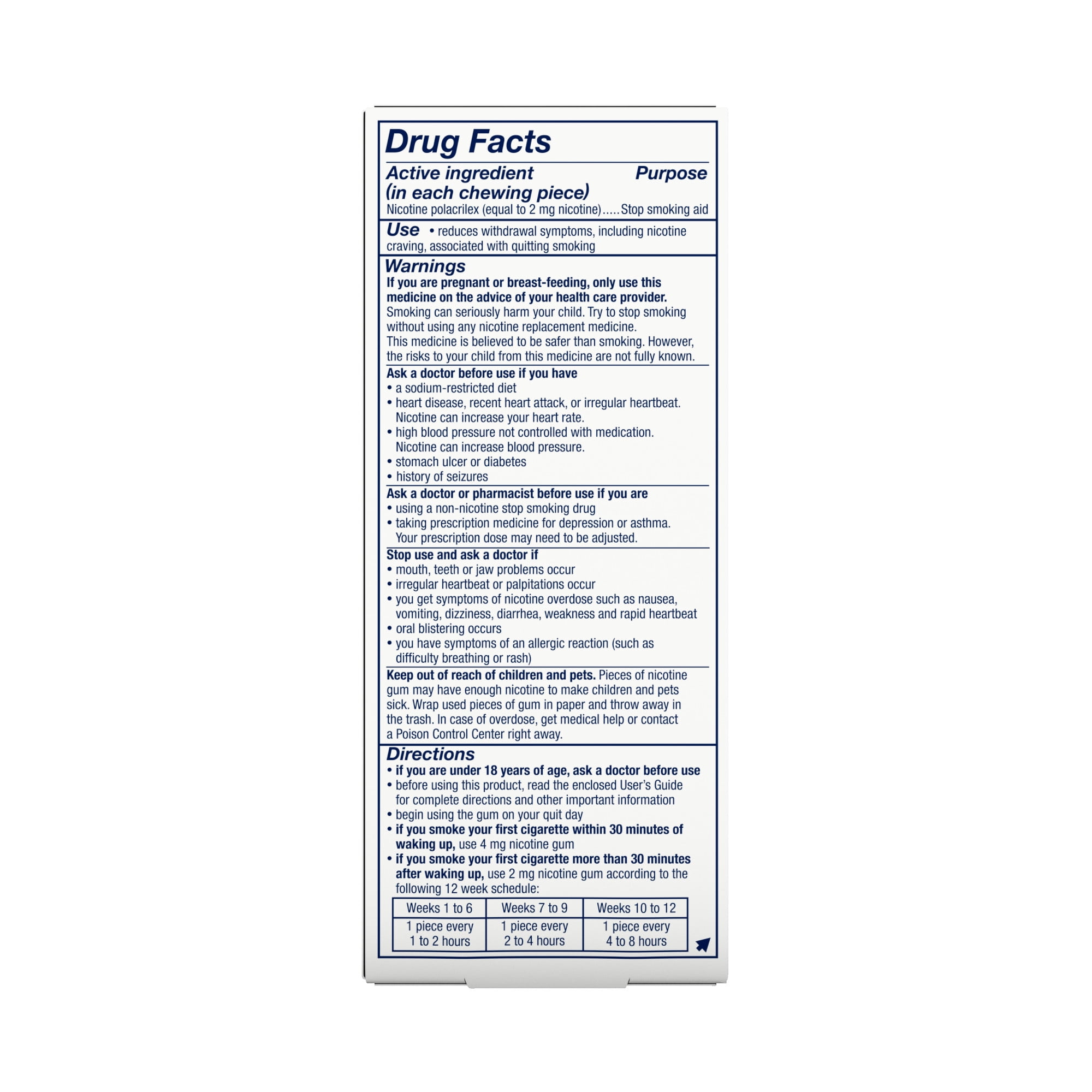 Nicorette Nicotine Gum to Stop Smoking, 2Mg, Cinnamon Surge Flavor - 20 Count
