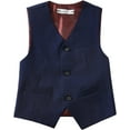 thumbnail image 2 of Yumcute 3 Piece Boys' Formal Suit Vest Set with Bowtie and Tie, 2 of 8