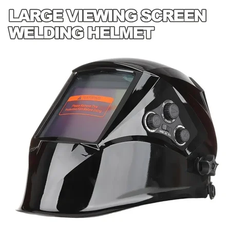 

Large Viewing Screen 3.94”X3.81”(100X97mm) True Color Solar Powered Auto Darkening Welding Helmet 4 Sensor & Wide Shade Range 4~5/9-9/13 Welding Mask for TIG MIG ARC Weld Grinding