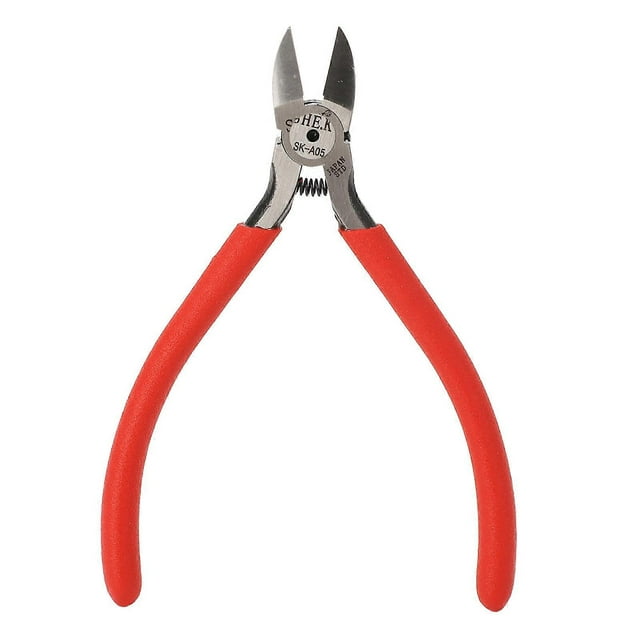 Diagonal Pliers 5in 23 Degree Cutting Blade Wire Cutting Stripping Tool with Reset Spring
