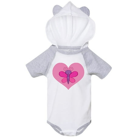 

Inktastic Valentine Butterfly Gift Baby Girl Bodysuit