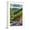 White Frame, variant on Art.com Chimney Tops and Road - Great Smoky Mountains National Park, TN Art Print by Lantern Press, White Frame Wall Art, 17" x 23"