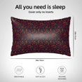 thumbnail image 4 of KLL Music Pattern Silk Pillowcase for Hair and Skin Standard Size 20"X 30" Soft Breathable Pillow Covers for Sleeping, 4 of 6