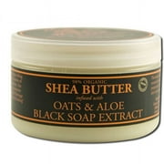 Nubian Heritage Shea Butter, Infused with Black Soap Extract, Oats & Aloe, 4 OZ