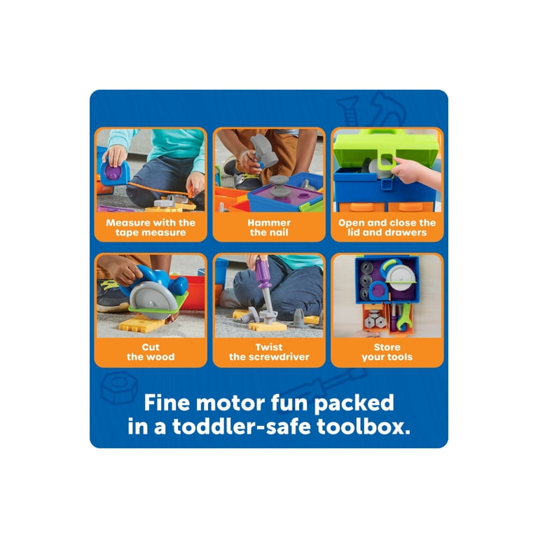 Learning Resources New Sprouts All-In-One Toolbox - Kids Tool Set