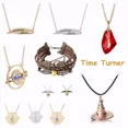 thumbnail image 3 of 2025 Collar con reloj de arena y giratiempo de Harry Potter, varita mágica, collar con piedra roja de Hermione, snitch dorada, pulsera con reliquias de la muerte, juguetes, 3 of 5
