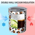 thumbnail image 2 of Leopard 12oz Stainless Steel Coffee Mug – Double-Wall Insulated Cup with Spill-Resistant Lid, 360° Full-Print Design, Keeps Drinks Hot & Cold for Home, Office, Travel,Thanksgiving,Christmas, 2 of 5