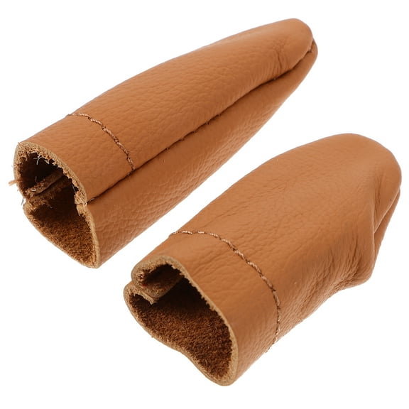 HONMEET 2-Piece Oval Finger Guard Set for Sewing, Needle Felting, and Crafting