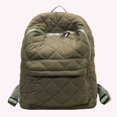thumbnail image 3 of Mochila Diaria para Mujer Color Sólido Suave para Viajes (verde), 3 of 9