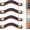 Golden + Brown, variant on 4 Pack Leather Drawer Pulls, Square Cabinet Handles, Knobs for Kitchen Drawers, Bathroom Dressers, Wardrobe Door (for 5 Inch Hole Center, Silver + Blue) Blue Center