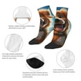 thumbnail image 5 of Pofeuu Blue Sky Cute Dog Print 30cm Socks, Adult Running Hiking Socks for Youth and Adult, 5 of 7
