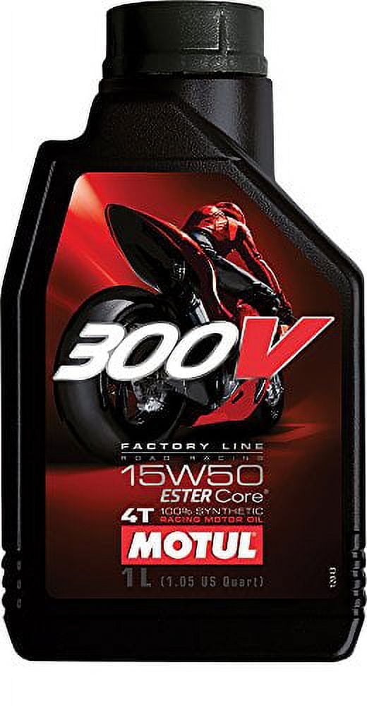 Motul, 300V 4T Competition Synthetic Oil, 104129, 15W50 4-Liter
