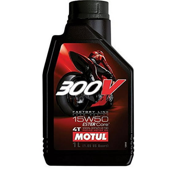 Motul 300V 4T Factory Line 10W-40 Synthetic Oil 1 Liter (104121)