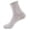 Grey, variant on Ribbed Cuff Crew Socks Mid Calf Soft Breathable Knit Hosiery For Daily Casual Sports Outfit,White,One Size