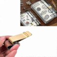 thumbnail image 3 of 4-Pack Leather Pen Loops with Metal Clips, Stainless Steel Notebook Pen Holders for Office and Professional Use, 3 of 4