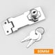 thumbnail image 1 of Keyed Hasp Lock Twist Knob Keyed Locking Hasp for Small Doors Drawer Cabinet New, 1 of 2