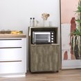 thumbnail image 2 of HOMCOM Chariot Micro-Ondes sur Roulettes Chariot Utilitaire Rangement Buffet, Gris, 2 of 10