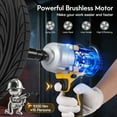 thumbnail image 3 of RELOIVE 1/2" Cordless Impact Wrench, Max Torque 737.562 ft-lbs(1000 N.m),3800 RPM Brushless Motor, 2 x 4.0Ah Batteries, 3 Speed Modes with Stepless Adjustment, Power Impact Wrench for Home, Car, Tire, 3 of 13