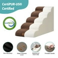 thumbnail image 3 of PetSafe Curved Dog Stairs – Foam Ramp for Small Pets, Non-Slip Ladder for Bed & Sofa with Waterproof Cover, 3 of 5