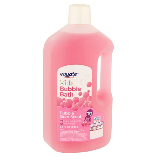 Equate Kids Bubble Gum Scent Bubble Bath, 64 fl oz