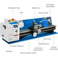 thumbnail image 6 of ChaoLink Metal Lathe, 9 inches * 24 inches Metal Lathe Machine with 5 inches 3-Jaw Chuck and 3000 RPM Ma *.1100W Benchtop Metal Lathe Metal, Working Lathe w/Tool Bo * Digital Display for Metal Turning, 6 of 8